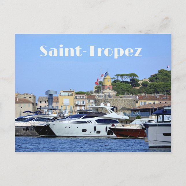 Saint-Tropez Postcard (Front)