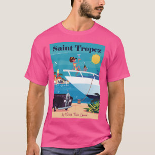 Saint Tropez Poster T-Shirt