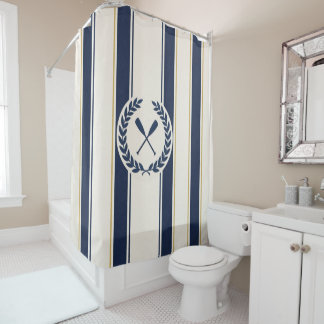 Saint-Tropez Row Club Shower Curtain