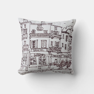Saint-Tropez Shops   French Riviera, France Cushion