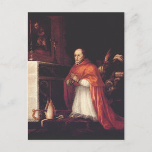 Saint Turibius of Mogrovejo Archbishop of Lima Postcard