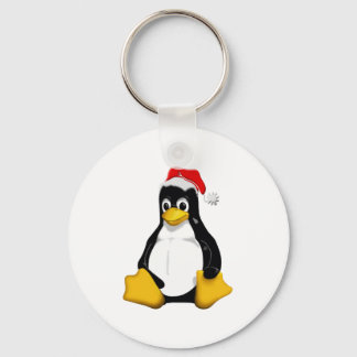 Saint Tux Key Ring