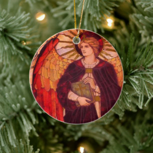 Saint Uriel Ceramic Tree Decoration