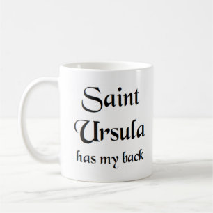 saint ursula coffee mug