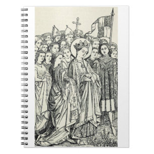 Saint Ursula virgin and martyr Notebook