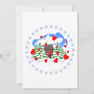 Saint Valentine day Holiday Card