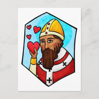 Saint Valentine Holiday Postcard