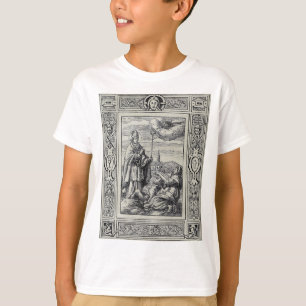 Saint Valentine of Rome Engraving Premium Art T-Shirt