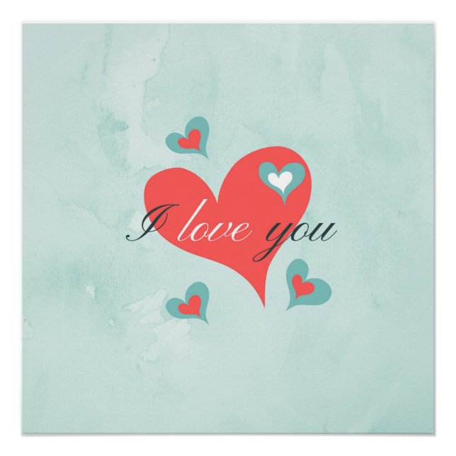 Saint Valentine's Day dedication of love Poster (Front)