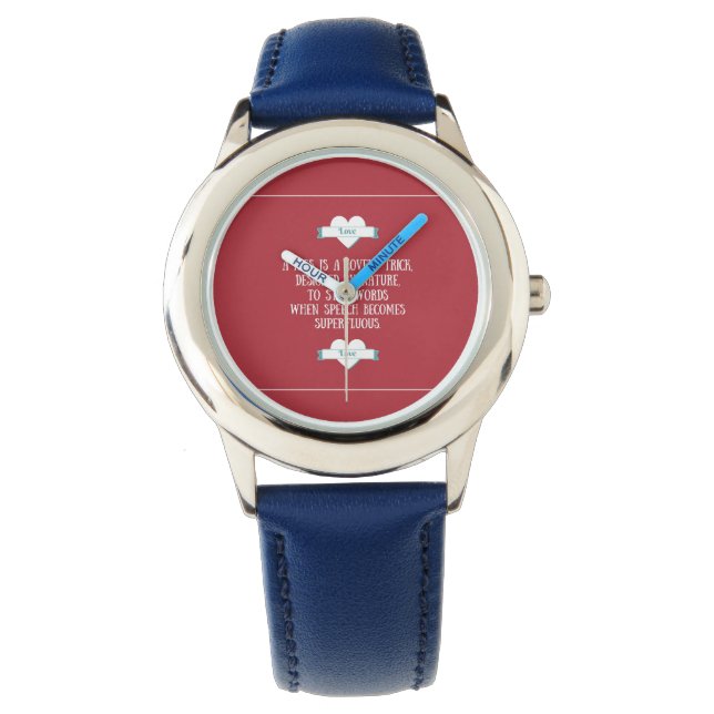 Saint Valentine's Day dedication of love Watch (Front)