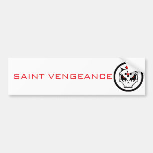 SAINT VENGEANCE BUMPER STICKER