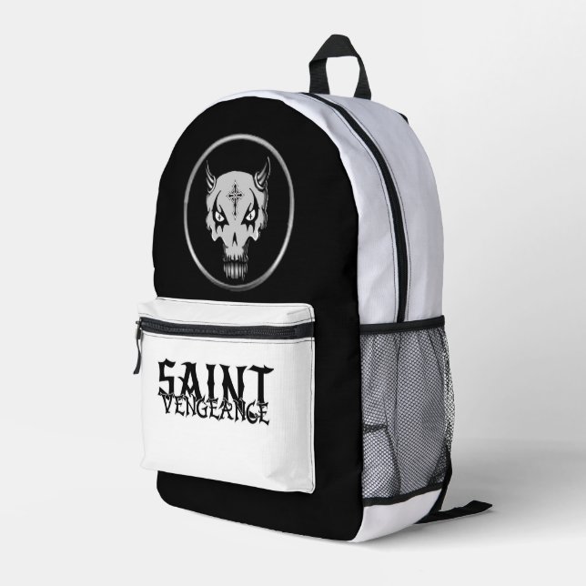 SAINT VENGEANCE  PRINTED BACKPACK (Back Corner Right)