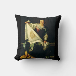 Saint Veronica Art The Miracle of the Holy Face Cushion