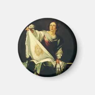 Saint Veronica Art The Miracle of the Holy Face Magnet