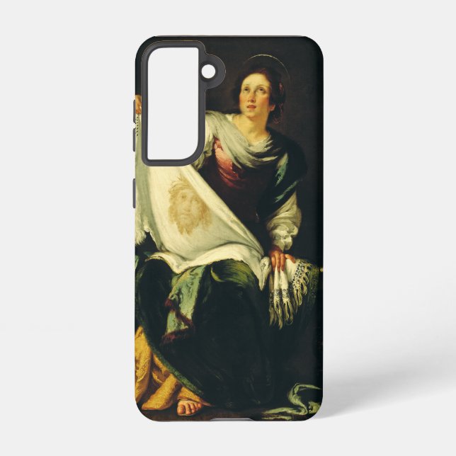 Saint Veronica by Bernardo Strozzi Samsung Galaxy S21 Case (Back)