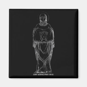 Saint Veronica Pray For Us Catholic Christian Fait Magnet