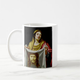 Saint Veronica with the Holy Veil Sacred Fine Art Coffee Mug