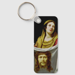 Saint Veronica with the Holy Veil Sacred Fine Art Key Ring