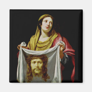 Saint Veronica with the Holy Veil Sacred Fine Art Magnet