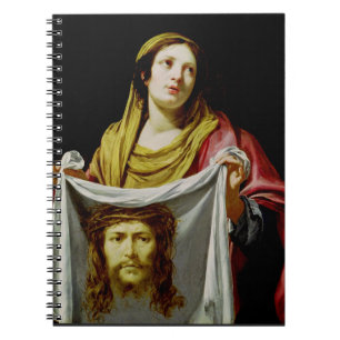 Saint Veronica with the Holy Veil Sacred Fine Art Notebook