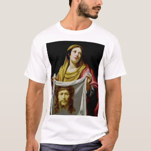 Saint Veronica with the Holy Veil Sacred Fine Art T-Shirt