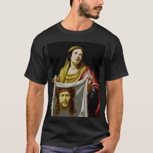 Saint Veronica with the Holy Veil Sacred Fine Art T-Shirt