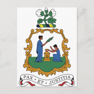 Saint Vincent and the Grenadines Coat of Arms Postcard
