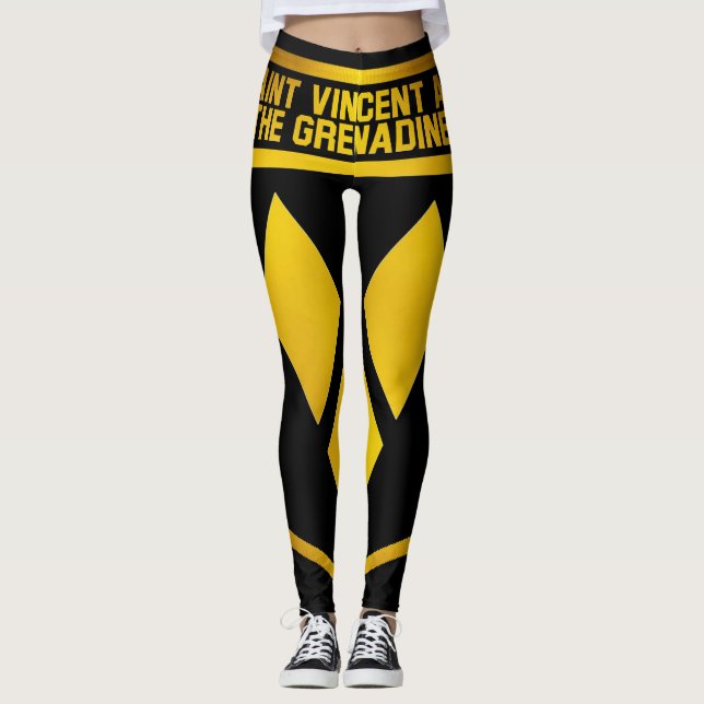 Saint Vincent and the Grenadines Emblem Leggings (Front)