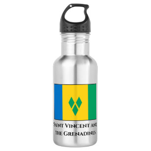 Saint Vincent and the Grenadines Flag 532 Ml Water Bottle