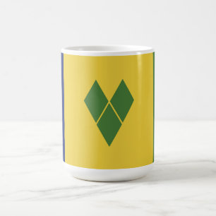 Saint Vincent and the Grenadines flag Coffee Mug