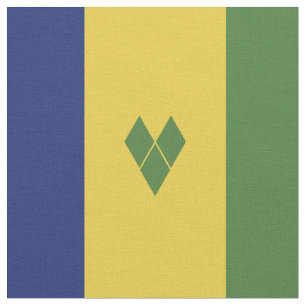 Saint Vincent and the Grenadines flag Fabric