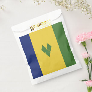 Saint Vincent and the Grenadines flag Favour Bags