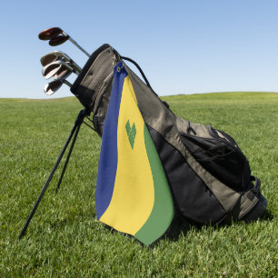 Saint Vincent and the Grenadines flag Golf Towel