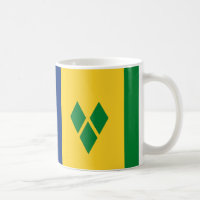 "Saint Vincent and the Grenadines Flag Mug - Vibra