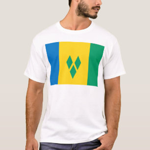 Saint Vincent and the Grenadines flag T-Shirt