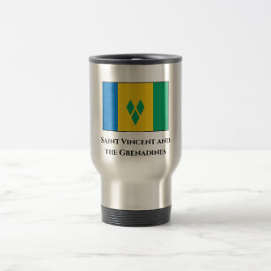 Saint Vincent and the Grenadines Flag Travel Mug