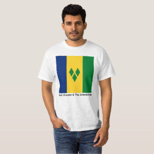 Saint Vincent and the Grenadines Flag Vincy T-Shirt
