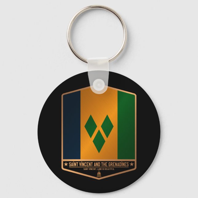 Saint Vincent and the Grenadines Key Ring (Front)