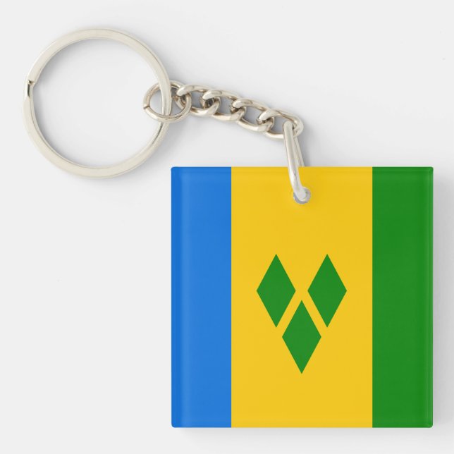 Saint Vincent and the Grenadines Key Ring (Front)
