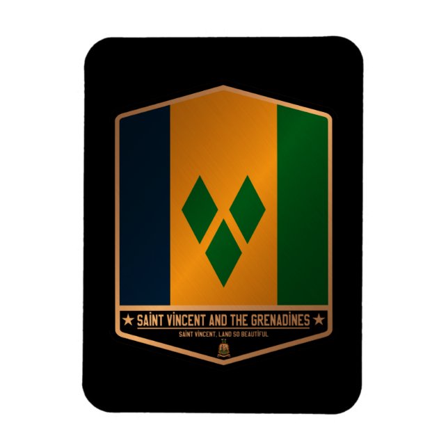 Saint Vincent and the Grenadines Magnet (Vertical)