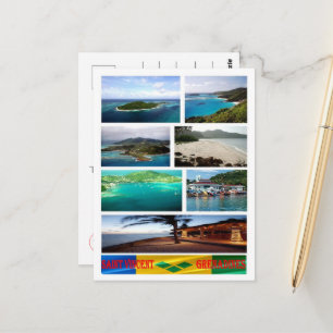 Saint Vincent and the Grenadines - Mosaic - Postcard