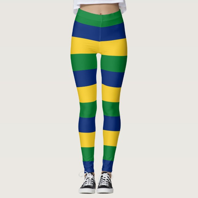 Saint Vincent and the Grenadines National Flag Leg Leggings (Front)