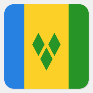 Saint Vincent and the Grenadines  Square Sticker