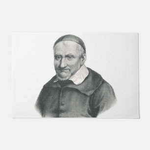 Saint Vincent de Paul Gentle Mercy Art Doormat