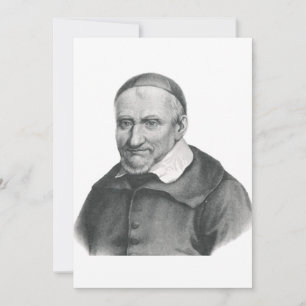 Saint Vincent de Paul Gentle Mercy Art Invitation