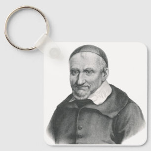 Saint Vincent de Paul Gentle Mercy Art Key Ring