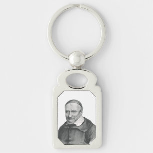 Saint Vincent de Paul Gentle Mercy Art Key Ring