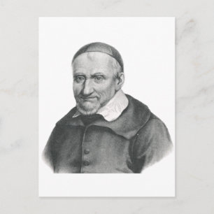 Saint Vincent de Paul Gentle Mercy Art Postcard