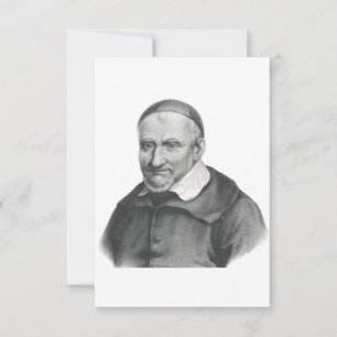 Saint Vincent de Paul Gentle Mercy Art Thank You Card