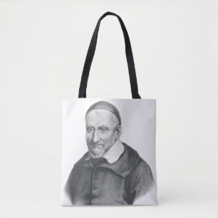 Saint Vincent de Paul Gentle Mercy Art Tote Bag